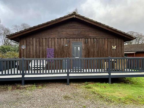Zahrada ubytování Highland Coo Lodge
