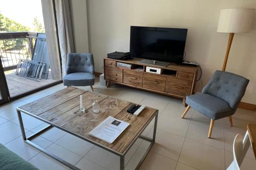 TV/trung tâm giải trí tại Appartment Chalet Martin 24 for 4 person