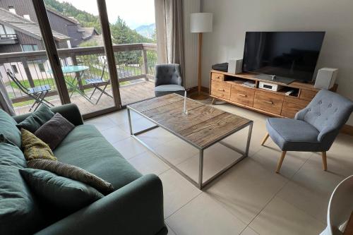 TV/trung tâm giải trí tại Appartment Chalet Martin 24 for 4 person