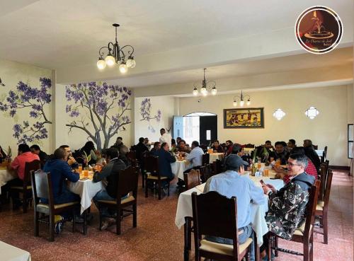Restaurace v ubytování Chacra de Joel Hotel