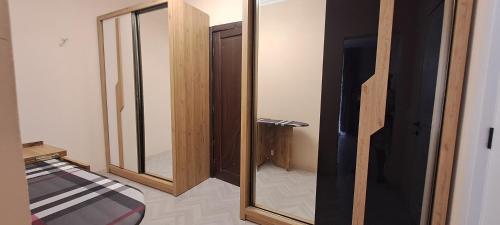 Postel nebo postele na pokoji v ubytování Mtrediani Wine Lodge
