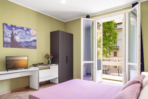 Un pat sau paturi într-o cameră la Premuda luxury apartments 2