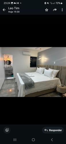 Katil atau katil-katil dalam bilik di Pousada vista alegre