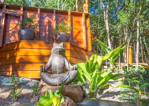 Giardino di Au Jardin Des Colibris Ecolodge&Spa