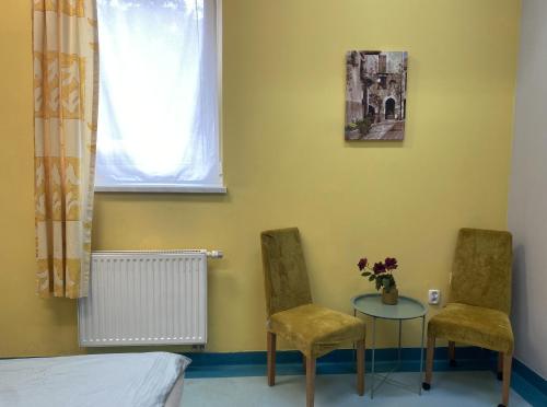 Posezení v ubytování Hostel Iveda