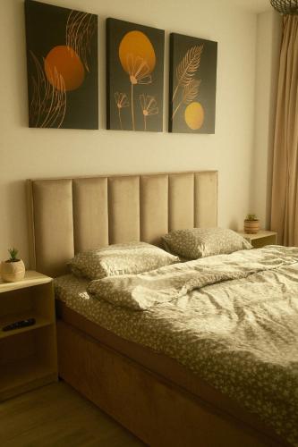 Postel nebo postele na pokoji v ubytování Sibiu Retreat