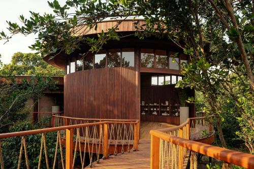 Balkoni atau teres di The Ritz-Carlton, Masai Mara Safari Camp