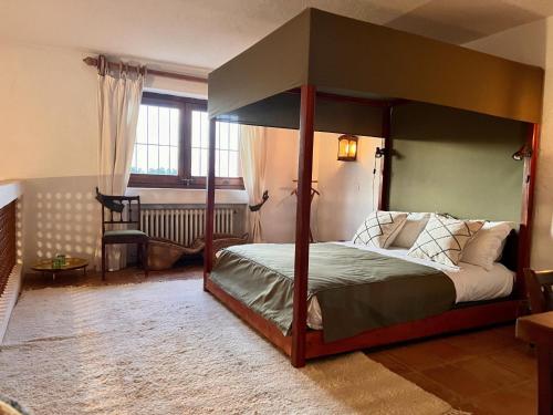Ein Bett oder Betten in einem Zimmer der Unterkunft Villa Ruspoli