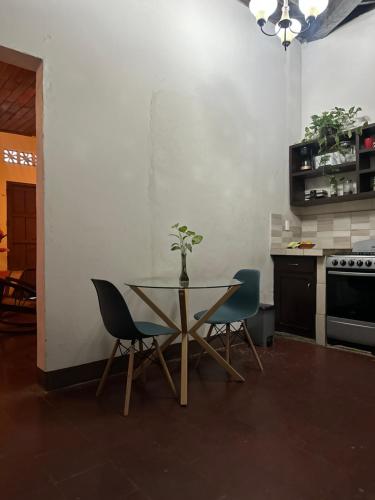 Η κουζίνα ή μικρή κουζίνα στο Casa Suchtli