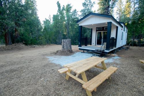 Bygningen som ferieparken ligger i