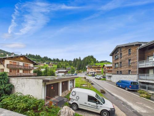 Appartement au centre des Gets avec balcon, proche pistes, commerces et activités, 4/5 couchages