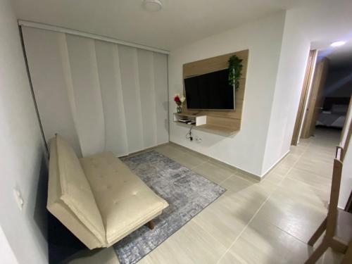 TV a/nebo společenská místnost v ubytování Beautiful equipped apartment