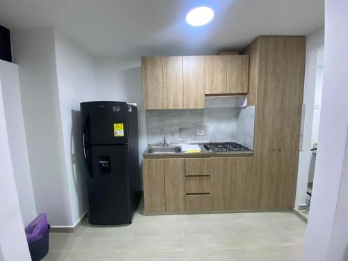 Kuchyň nebo kuchyňský kout v ubytování Beautiful equipped apartment