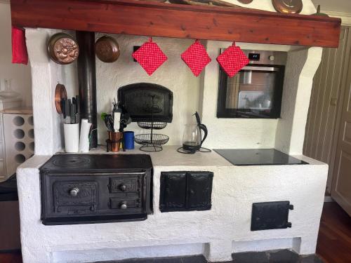 Una cocina o zona de cocina en Villa Waldsee
