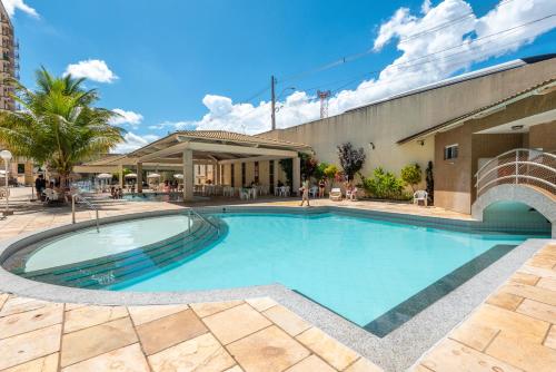 Πισίνα στο ή κοντά στο diRoma Exclusive direto com o Grupo diRoma com acesso ao Acqua Park e Café da manhã