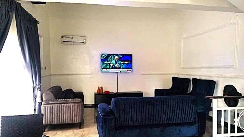 TV a/nebo společenská místnost v ubytování JnR place