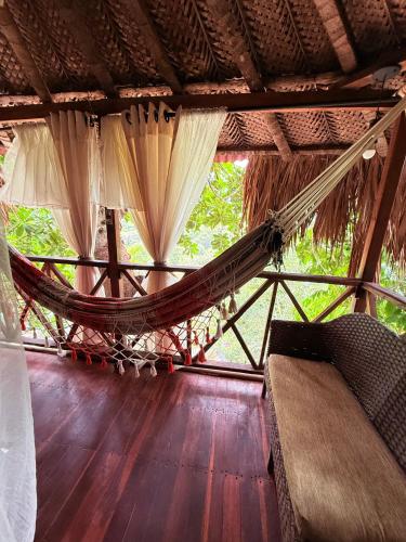 Balkón nebo terasa v ubytování Monte Verde Tayrona