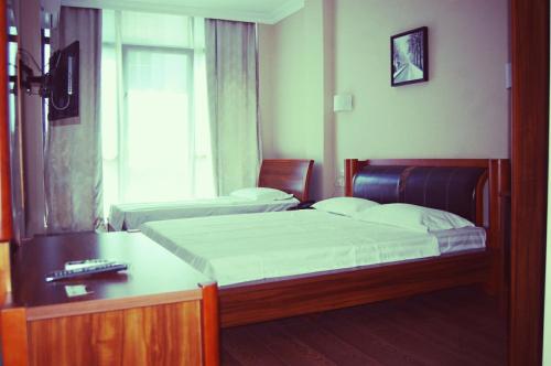 Postel nebo postele na pokoji v ubytování Ajara Palace