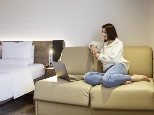 Posezení v ubytování Novotel Lausanne Bussigny