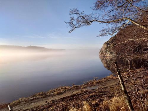 a view of the ocean from a cliff at 5 person holiday home in MUNKEDAL-By Traum in Munkedal