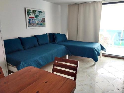 Χώρος καθιστικού στο Coral APTS Al Frente de la playa