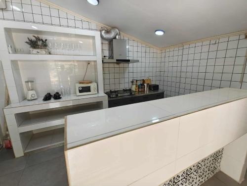 Η κουζίνα ή μικρή κουζίνα στο Villa Nam Khan