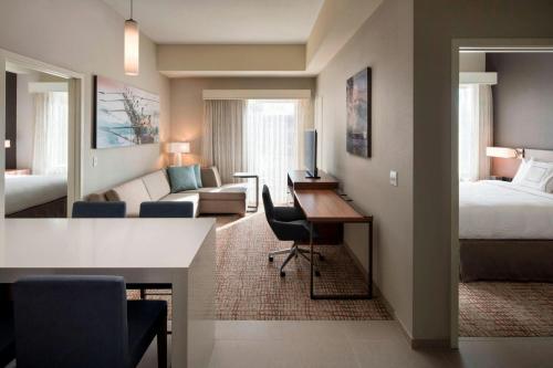 Ένα ή περισσότερα κρεβάτια σε δωμάτιο στο Residence Inn by Marriott Battle Creek