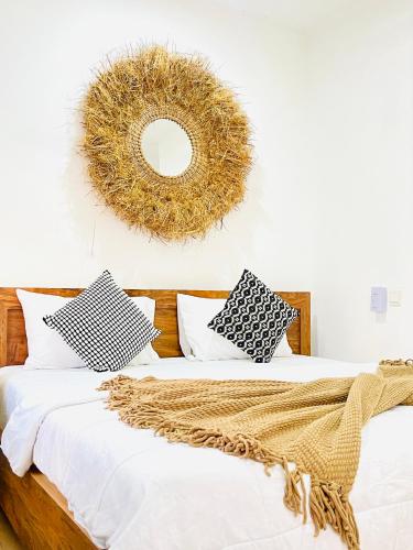 Postel nebo postele na pokoji v ubytování Ezeskof Beach Resort