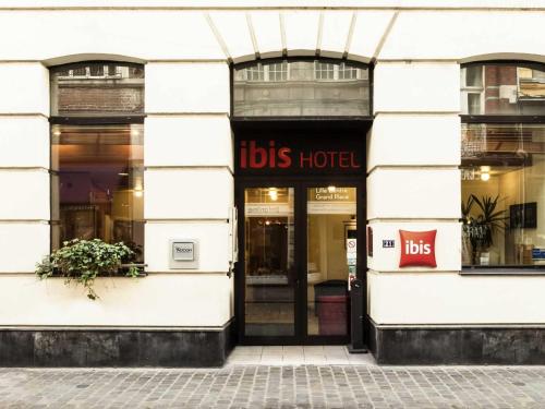 Η πρόσοψη ή η είσοδος του ibis Lille Centre Grand Place