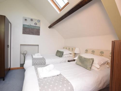 Ένα ή περισσότερα κρεβάτια σε δωμάτιο στο 2 Bed in Knaresborough HH075