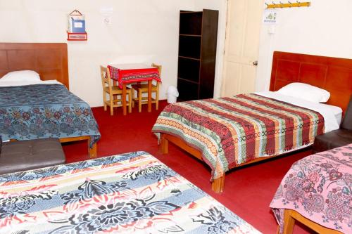 Hostel Fuentesにあるベッド