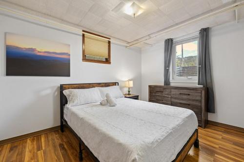 Ένα ή περισσότερα κρεβάτια σε δωμάτιο στο Country House for a City Mouse