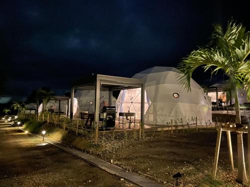 Zahrada ubytování glampark Sesoko -Ocean Terrace-