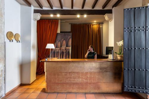 Vstupní hala nebo recepce v ubytování Parador de Trujillo