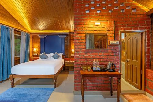Katil atau katil-katil dalam bilik di Sterling Kadumane Hills Sakleshpur