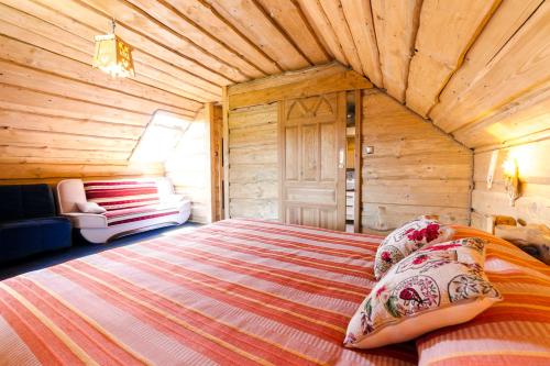 Postel nebo postele na pokoji v ubytování Agroturystyka Paradiso