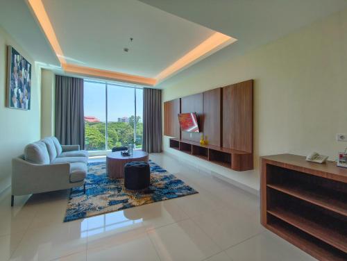 Zona de estar de UNHAS HOTEL & CONVENTION