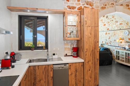 Dapur atau dapur kecil di Villa Resi