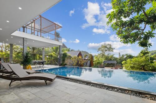 Πισίνα στο ή κοντά στο Aika Garden