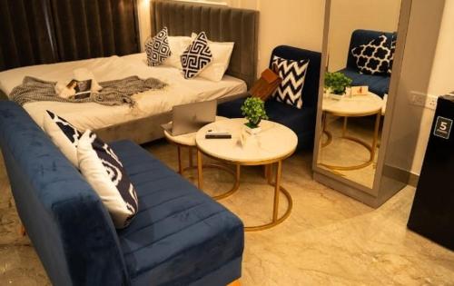 Χώρος καθιστικού στο Hotel Wind Sky Inn