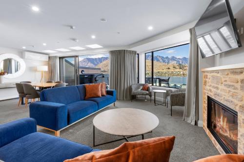 Oaks Queenstown Shores Resortにあるシーティングエリア