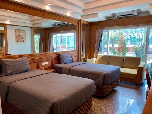 Katil atau katil-katil dalam bilik di New Siya Hotel