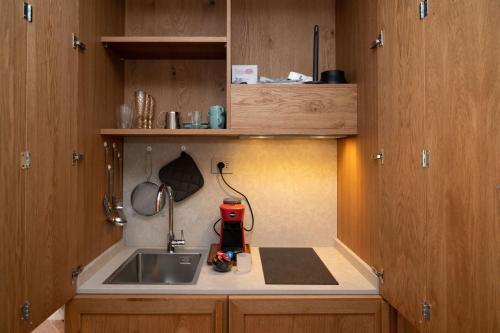 Dapur atau dapur kecil di L'Isola degli Opifici
