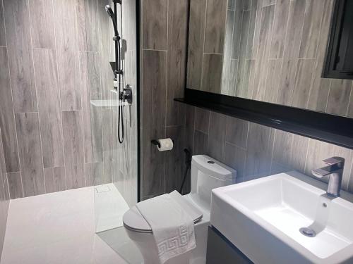 Ένα μπάνιο στο Luxury 3BR Genting Suite Private Jacuzzi Skyway Access 6pax