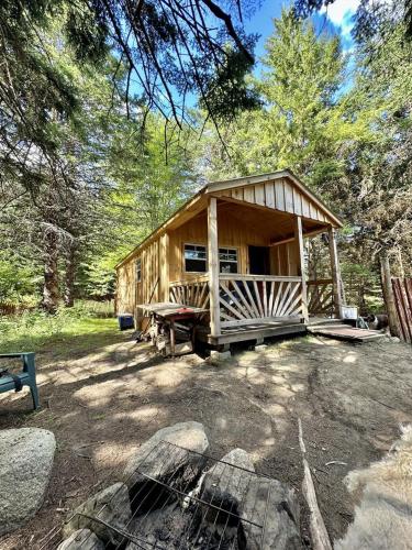 Zahrada ubytování Cozy Off-Grid Cabin with Breathtaking Serene Views for a Peaceful Getaway Surrounded by Nature in Barton, Vermont