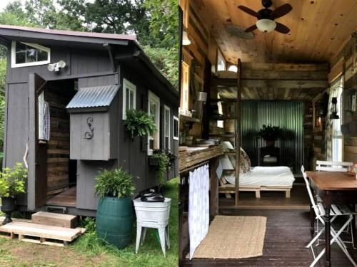 Zahrada ubytování Gorgeous Tiny House Rental for a Glamping Getaway near Saratoga Springs in Upstate New York