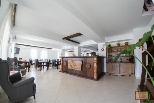 Area soggiorno di Pensiunea Popasu