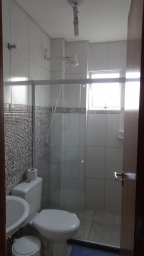 Koupelna v ubytování Hotel Solar De Itaborai