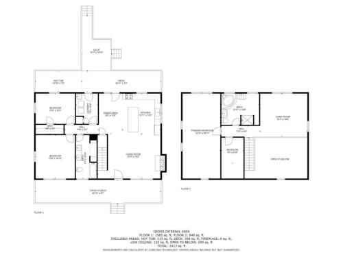 a floor plan of a house at Stunning Cabin with Hot-tub, Fire Pit and Games in Stanton, Kentucky in Stanton