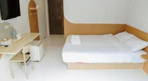 Un ou plusieurs lits dans un hébergement de l'établissement Pool Villa @Donmueang
